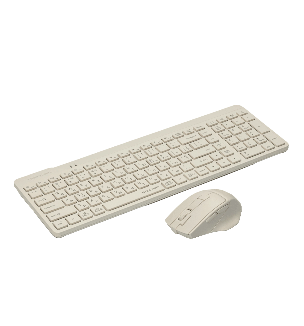 Комплект беспроводной клавиатура с мышью A4Tech Fstyler FG2400 Air