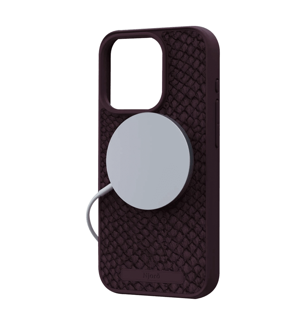 Чохол Njord Salmon Leather MagSafe Case Rust for iPhone 15 Pro (NA53SL03)