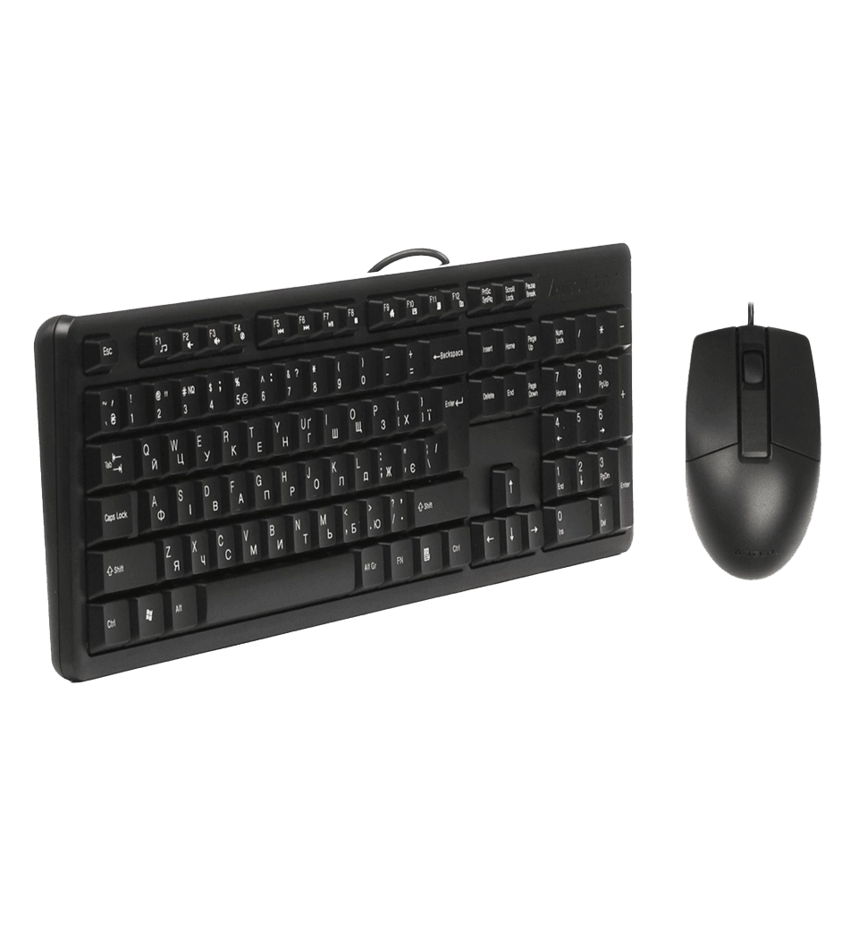Комплект клавіатура+мишка KK-3+OP-330, USB, Чорна