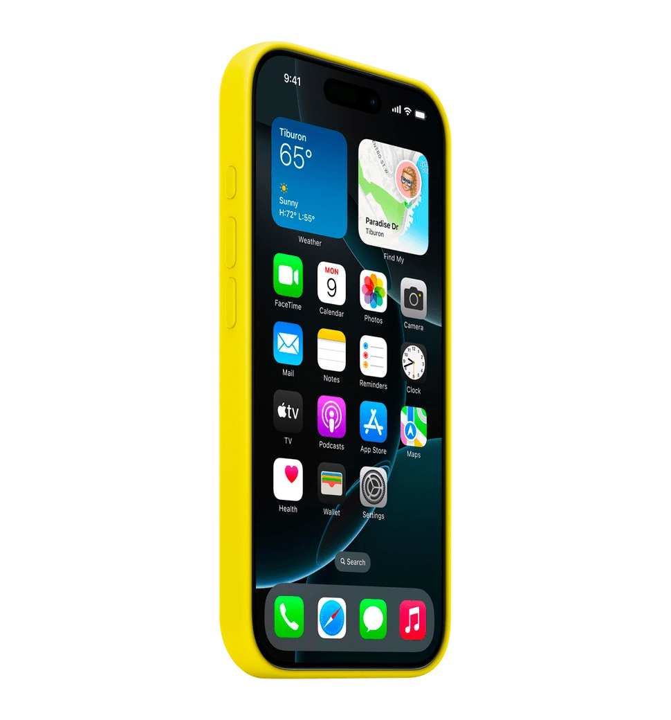 Чохол iPhone 16 Pro Silicone Case with MagSafe - Star Fruit (MYYQ3)