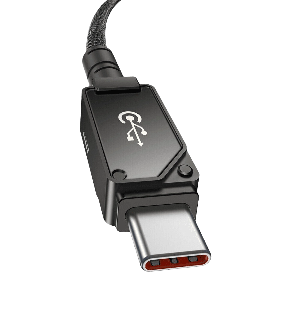 Кабель Baseus Unbreakable Series Type-C / Type-C 100W Black 1m (P10355800111-0) 