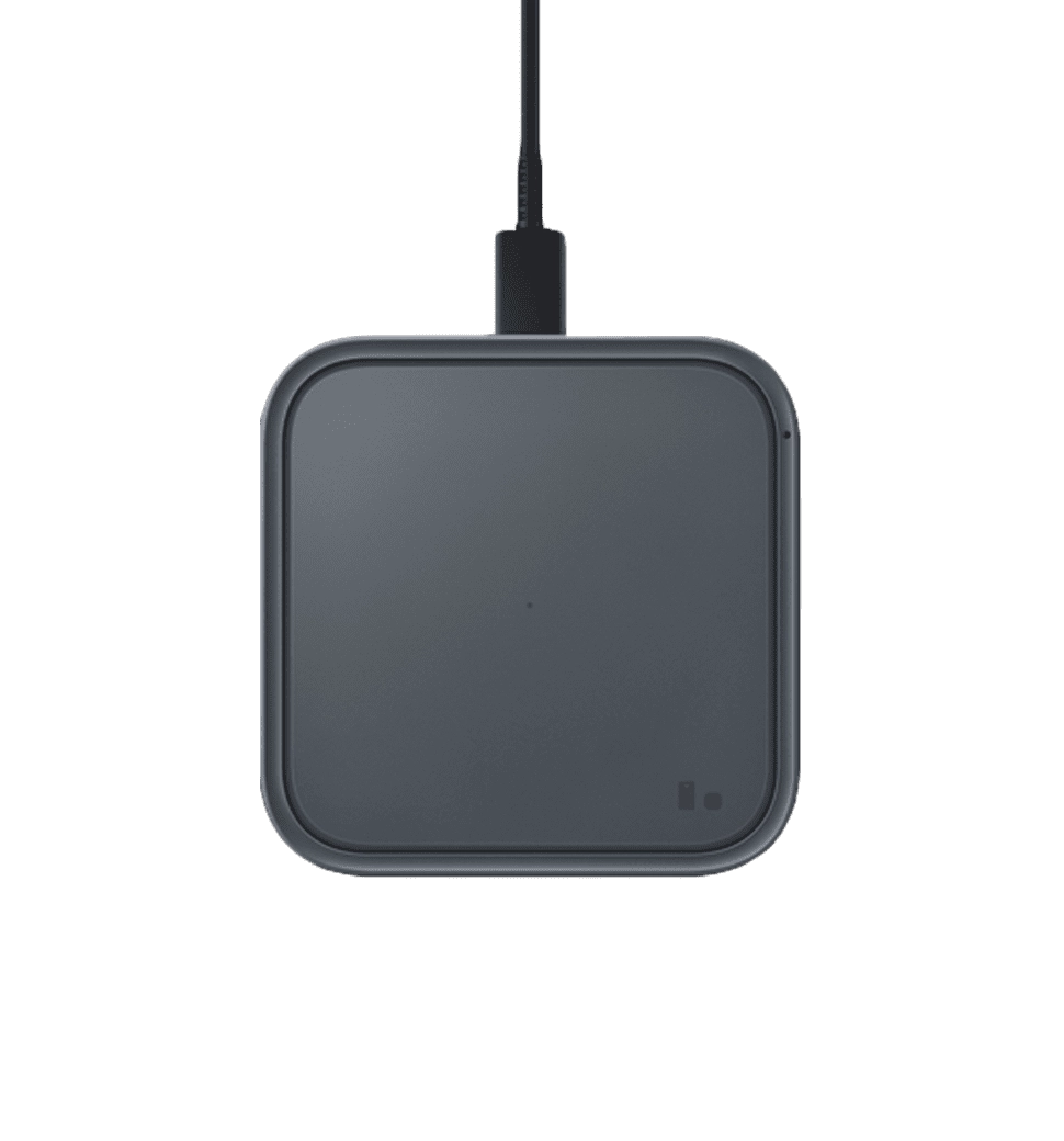 Бездротовий ЗП SAMSUNG 15W Wireless Charger Pad with TA(EP-P2400TBEGEU) Сірий