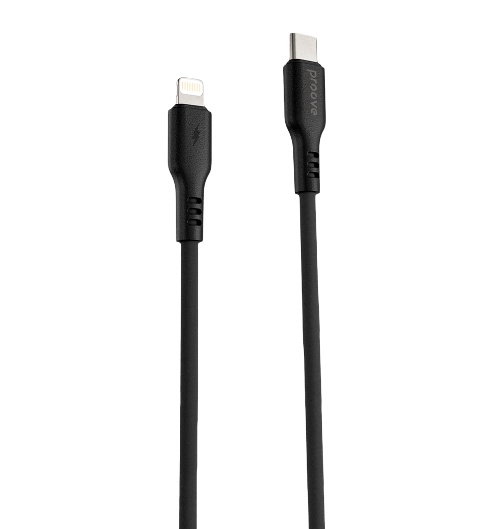 Кабель Proove Braided Scout Lightning 2.4A (1m) (black)