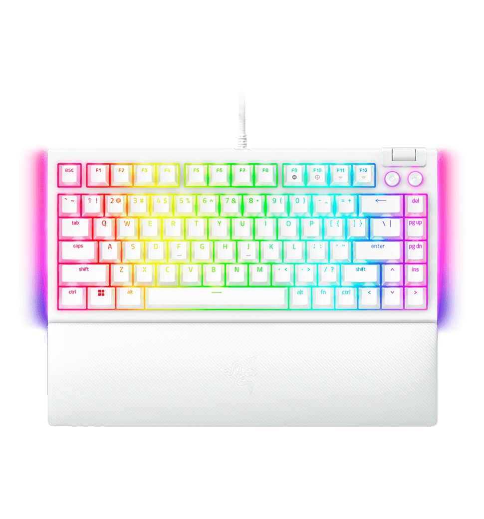 Клавіатура механічна RAZER BlackWidow V4 75%, White (RZ03-05001700-R3M1)