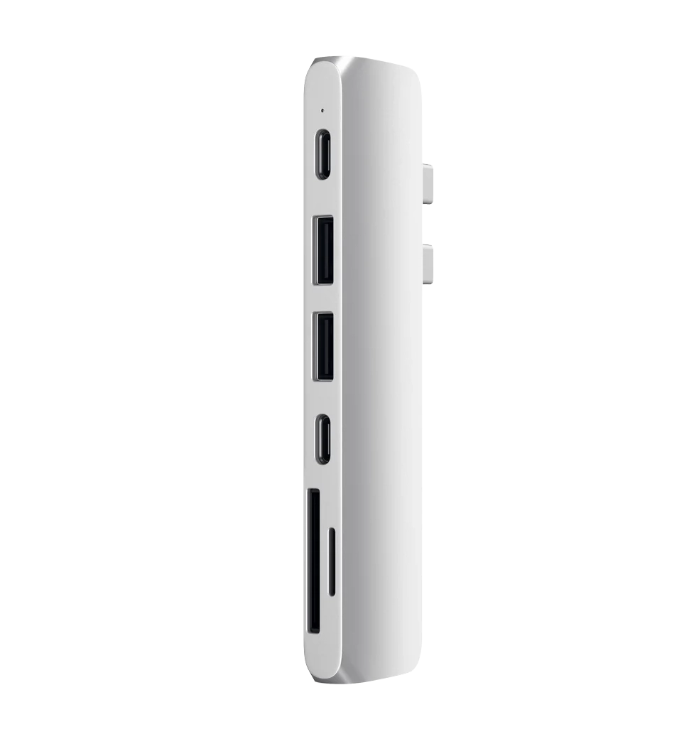 Хаб Satechi Aluminum Type-C Pro Hub Adapter Silver (ST-CMBPS)