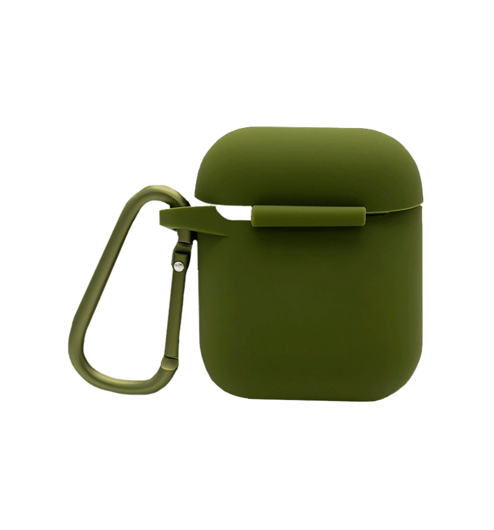Чохол Blueo Liquid Silicone Case for Airpods 1/2 Army Green