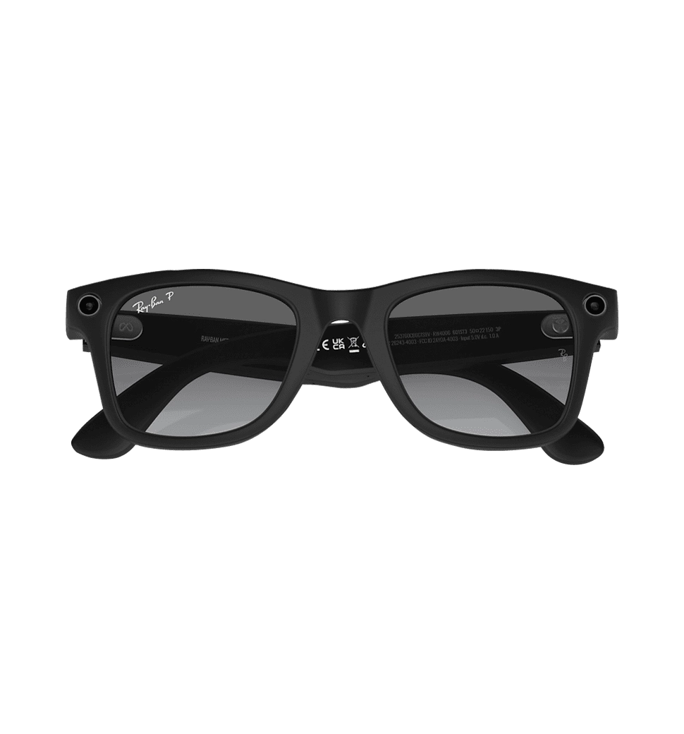 Ray Ban Meta Wayfarer Matte Black Graphite size XXL RW4008 601ST3 53 22 YABLUKA.ua