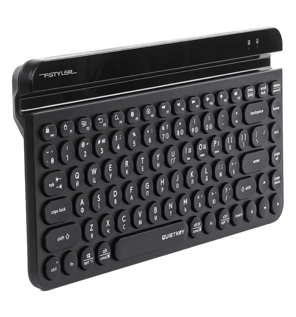Клавиатура беспроводная A4Tech Fstyler FBK30 (Black), цвет черный
