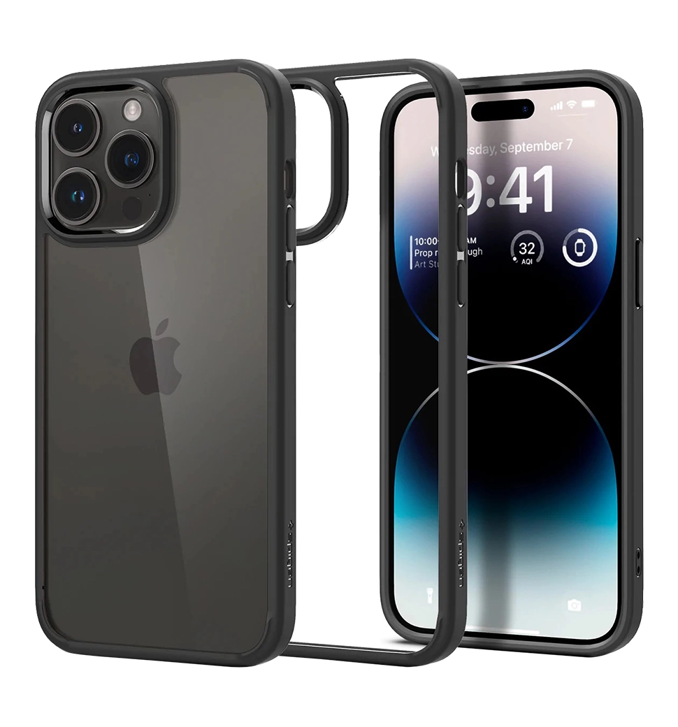 Чохол Spigen  iPhone 14 Pro Max Ultra Hybrid, Matte Black (ACS04817) — фото 1
