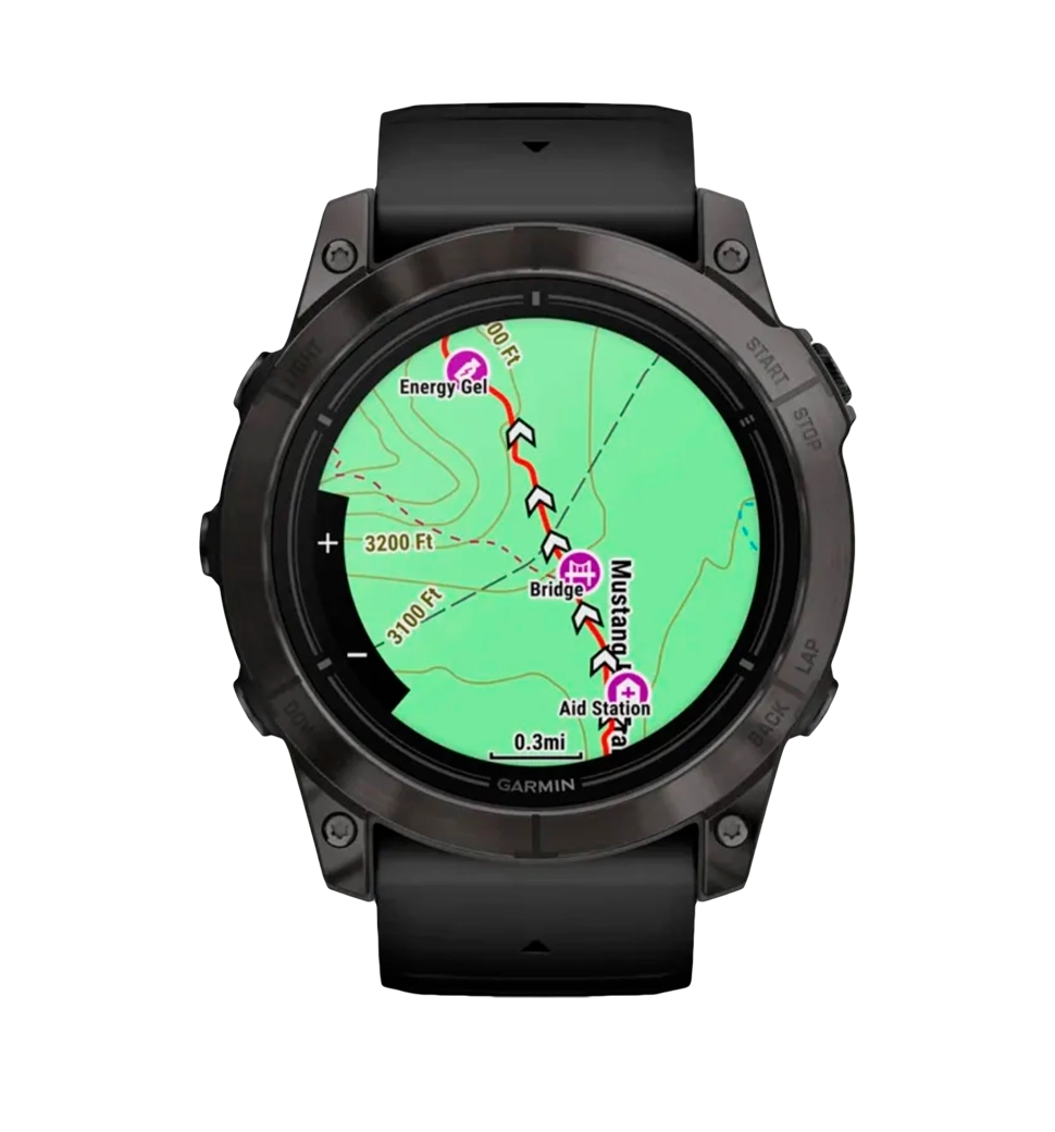 Смарт-годинник Garmin Epix Pro Gen 2 Sapphire 47mm Carbon G. DLC Tit. with Black Band (010-02803-10/11/54) UA