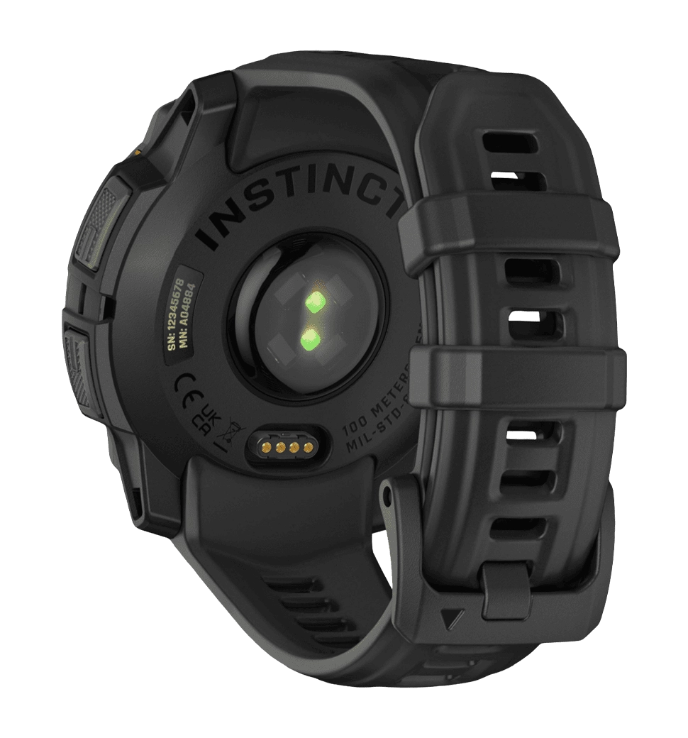 Смарт-годинник Garmin Instinct 3 45mm Solar Black with Black Band (010-02934-00)