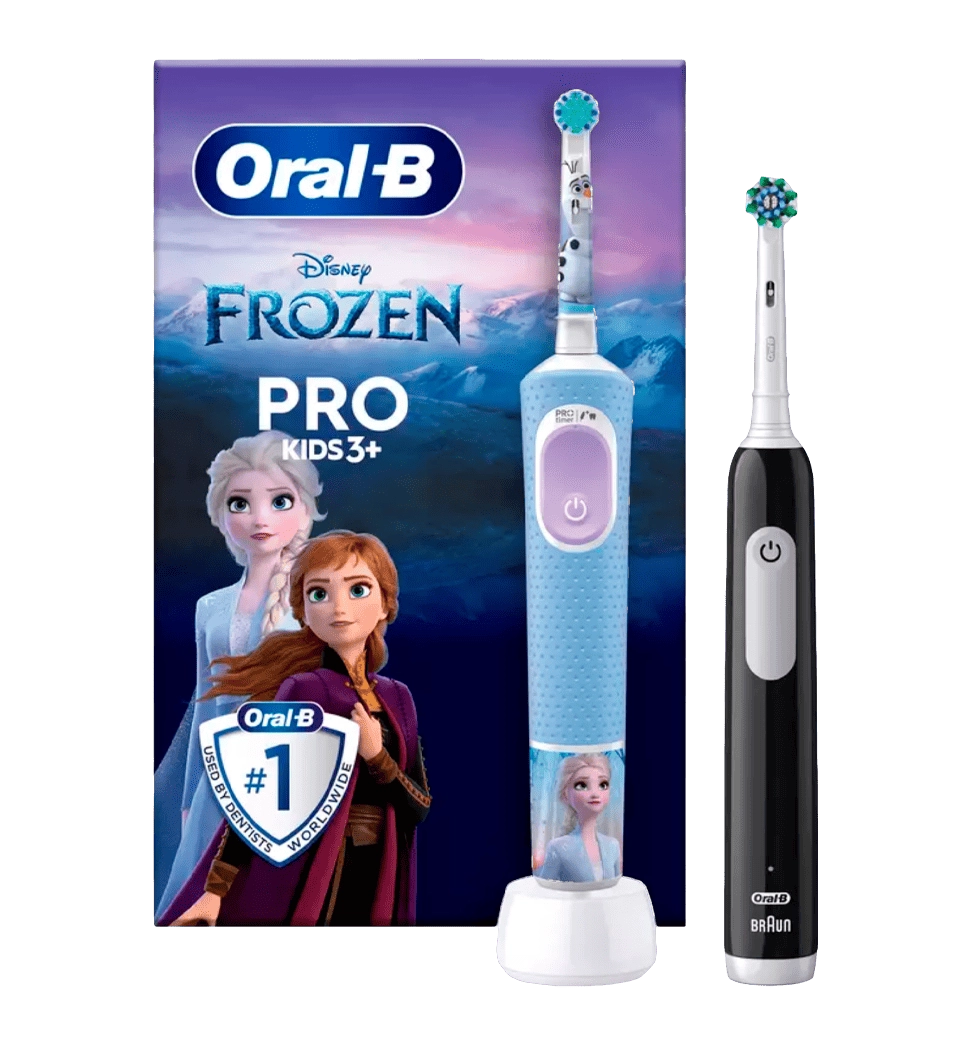Зубная щетка BRAUN Oral-B D103 Frozen (3+) + Pro 1 D305 (Family Edition)
