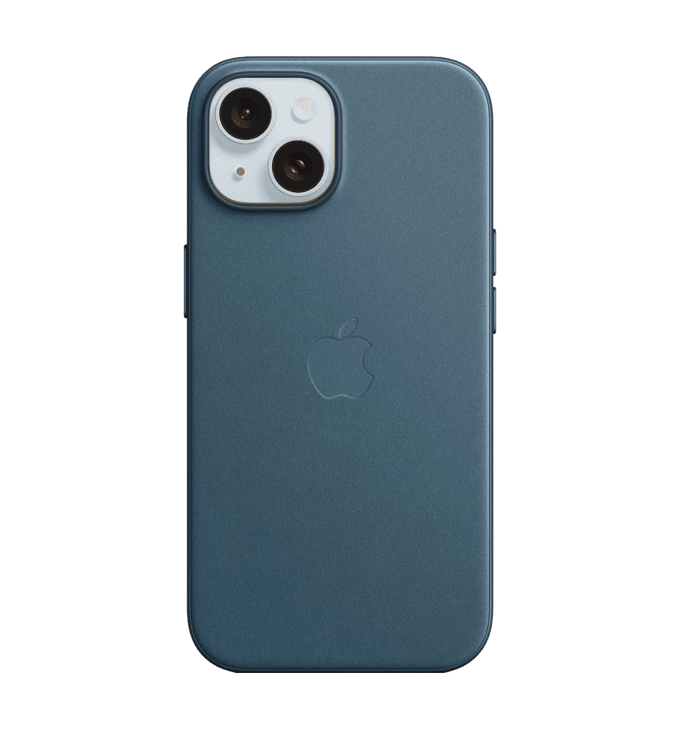 Чехол iPhone 15 Plus FineWoven Case with MagSafe - Pacific Blue (MT4D3)