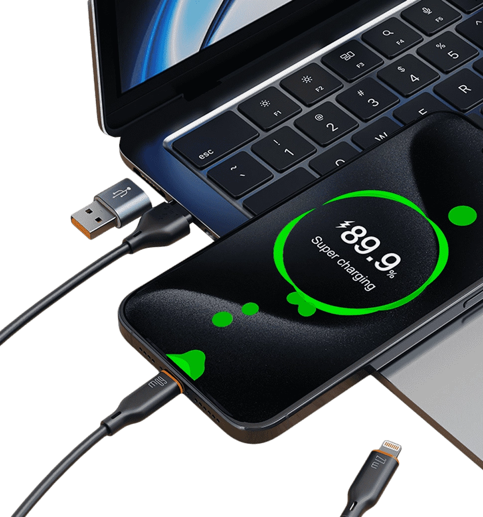 Кабель Keephone 3in1 Liquid Silicone Black (DC-23161blk)