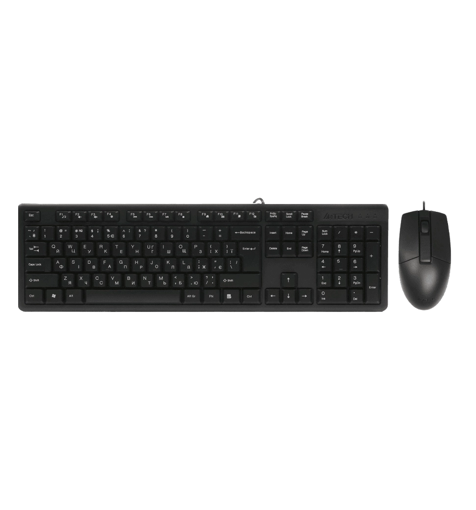 Комплект клавіатура+мишка KK-3+OP-330, USB, Чорна