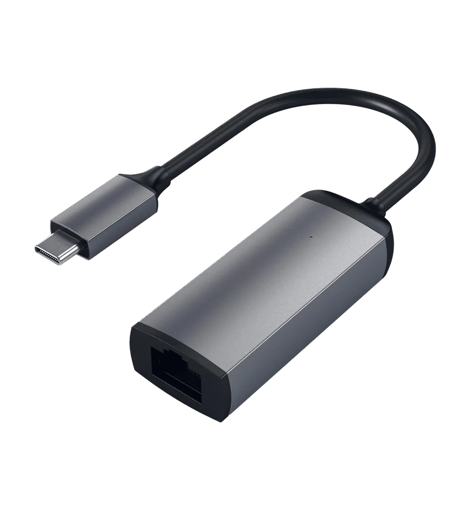 Переходник Satechi Type-C Ethernet Adapter Space Grey (ST-TCENM)