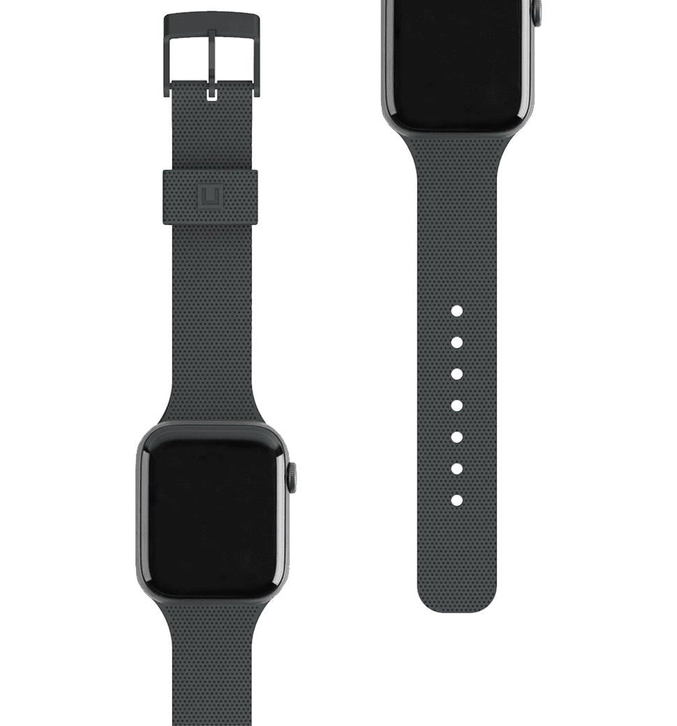 Ремешок UAG [U] для Apple Watch 45/44/42 Dot Silicone, Black — фото 1