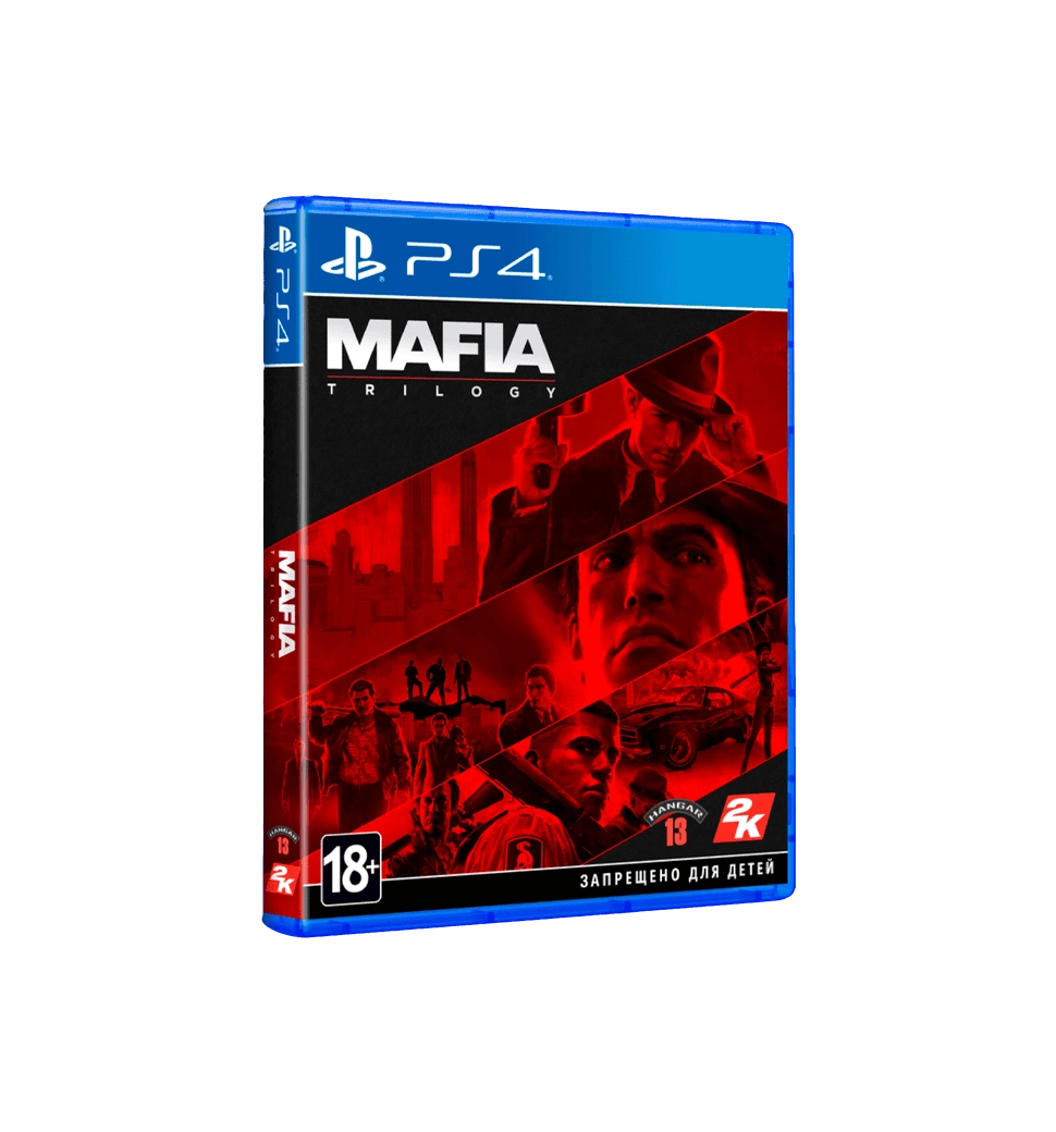 Игра консольная PS4 Mafia Trilogy, BD диск