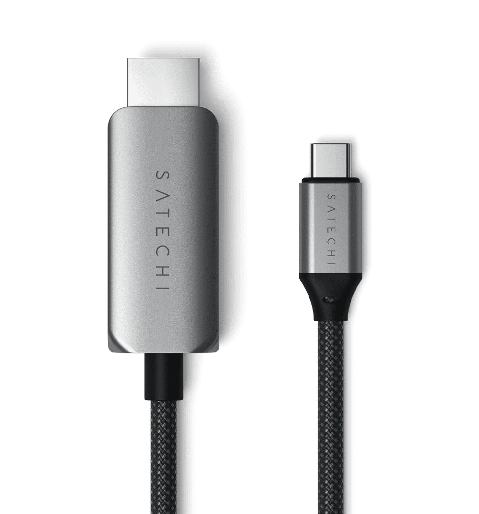 Кабель Satechi USB-C to HDMI 2.1 8K Space Gray (1.8 m) (ST-YH8KCM)