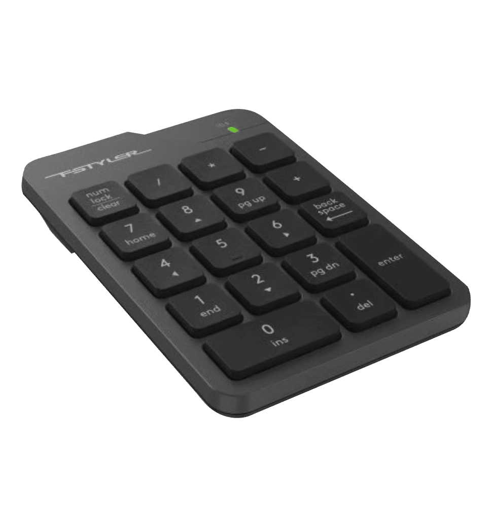 Клавіатура цифрова бездротова A4-Tech FGK21C (Grey), колір сірий