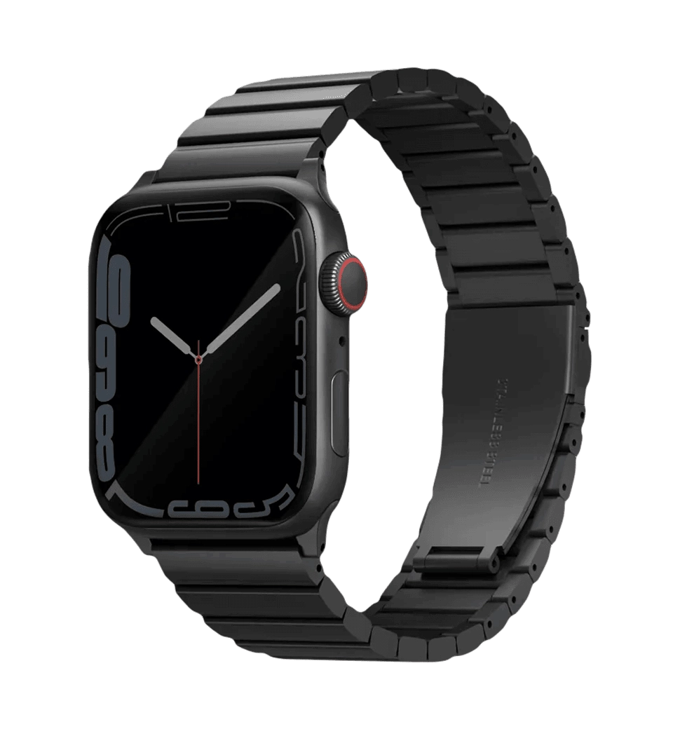 Ремешок Uniq Strova для Apple Watch 49 | 45 | 44 | 42 mm midnight black (UNIQ-44MM-STRVBLK)