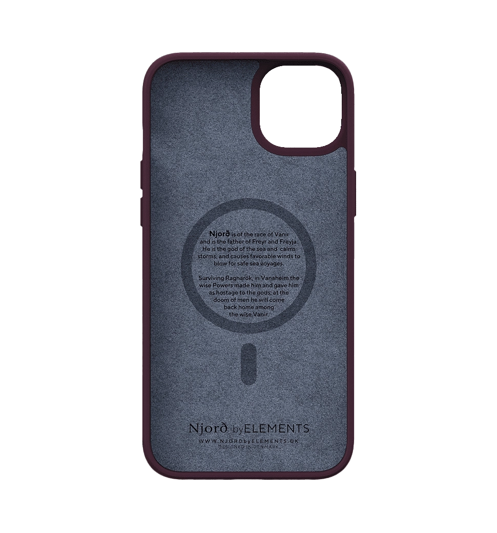 Чохол Njord Salmon Leather MagSafe Case Rust for iPhone 14 Plus (NA42SL03)
