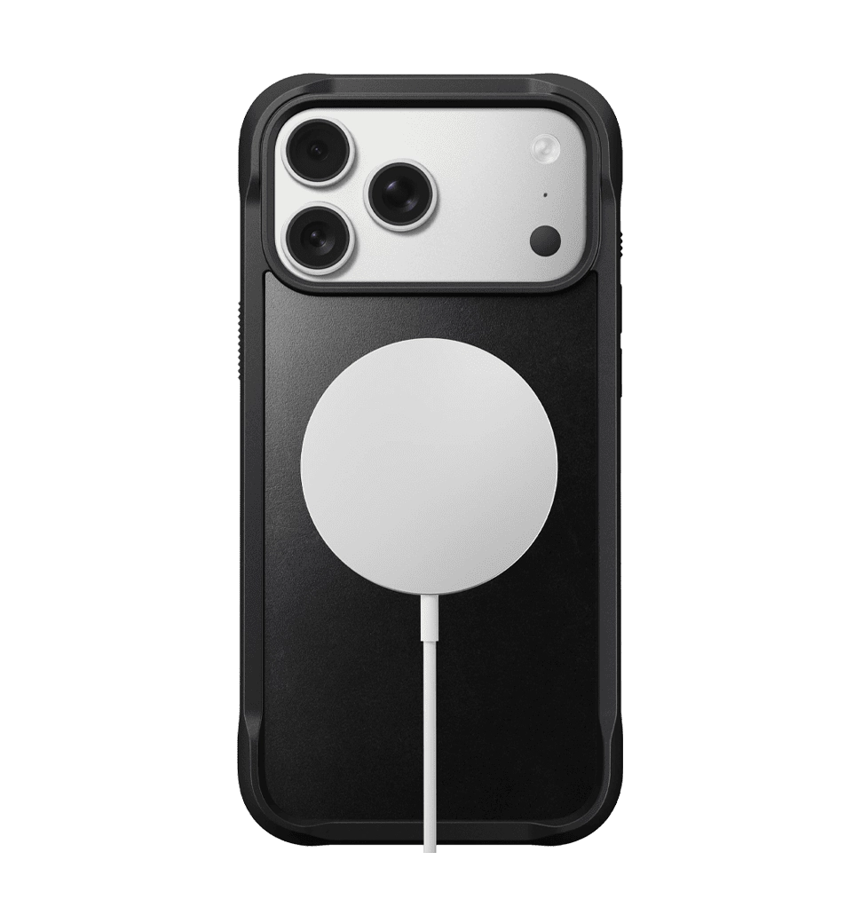 Чехол Nomad Rugged Leather Horween Black for iPhone 17 Pro (NM011802858)