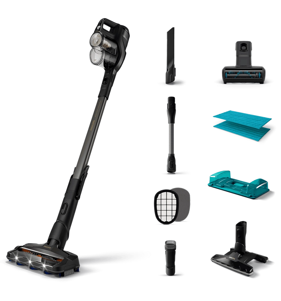 Мийний бездротовий пилосос Philips Aqua Plus XC8349/01