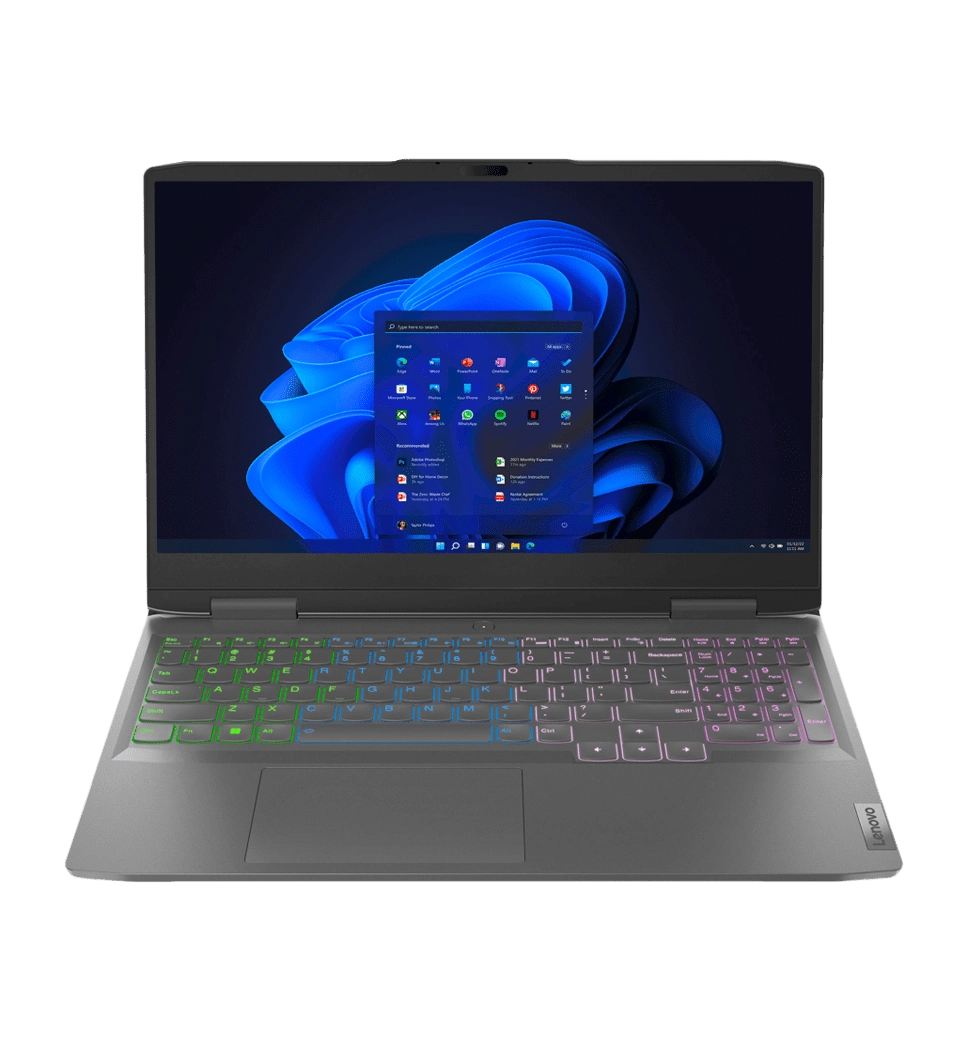 Ноутбук 15.6" LENOVO LOQ 15IAX9/Intel i7-13650HX/16GB/1TB SSD/RTX4060-8GB/DOS/Grey