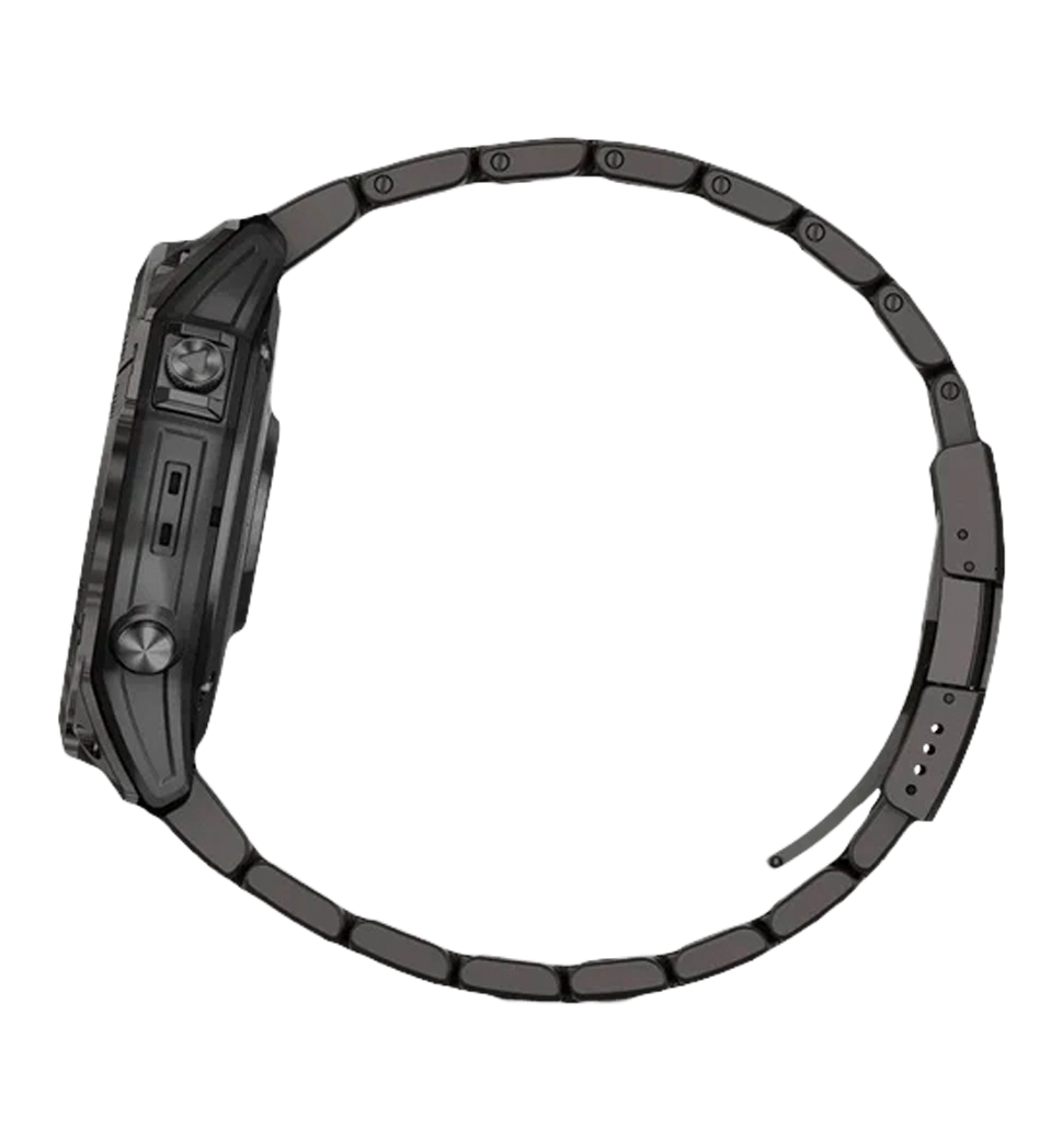Garmin Fenix 7X Pro Sapphire Solar Carbon G. DLC Tit. with Vented Tit. Bracelet (010-02778-30)
