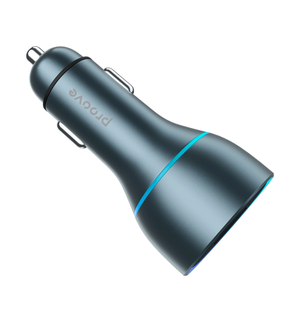 АЗП Proove Super Charge 130W (2 Type-C + USB) (metal gray)
