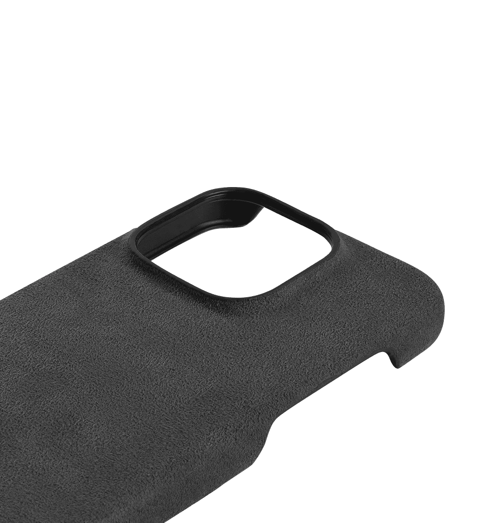 Чохол Kartell  for iPhone 15 Pro MagSafe Alcantara Grey