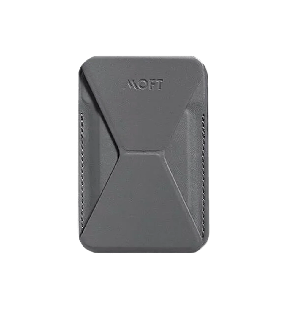 Магнитный кошелек-подставка Moft Snap-on with magsafe Grey (MS007M-1-GR)