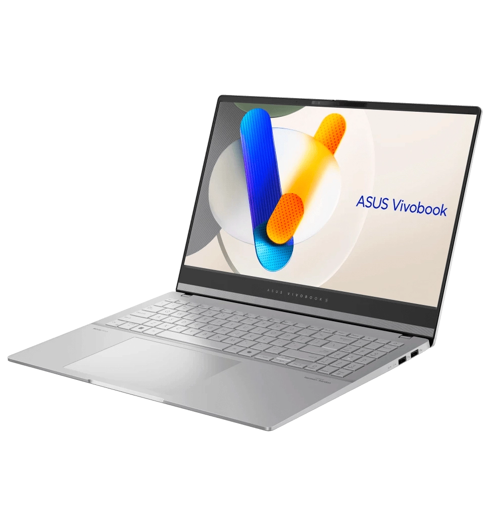 Ноутбук 15.6" ASUS Vivobook S 15 M5506UA-MA043 OLED (90NB1473-M001R0)/AMD R9-8945HS/32GB/1TB SSD/AMD Radeon/DOS/Silver