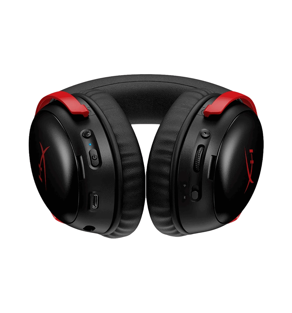 Гарнитура беспроводная игровая HyperX Cloud III Wireless Black-Red (77Z46AA)