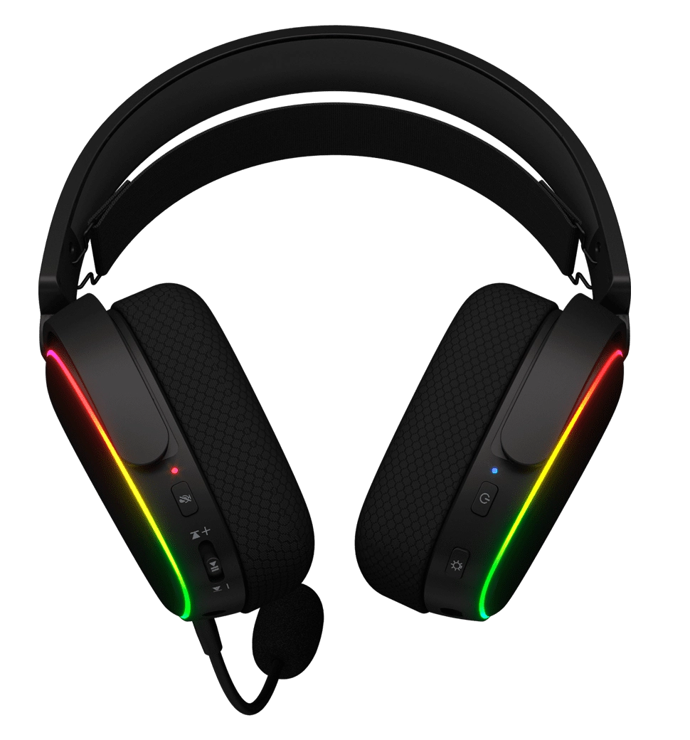 Навушники HATOR Phoenix Wireless RGB Tri-mode (HTA-870) Black