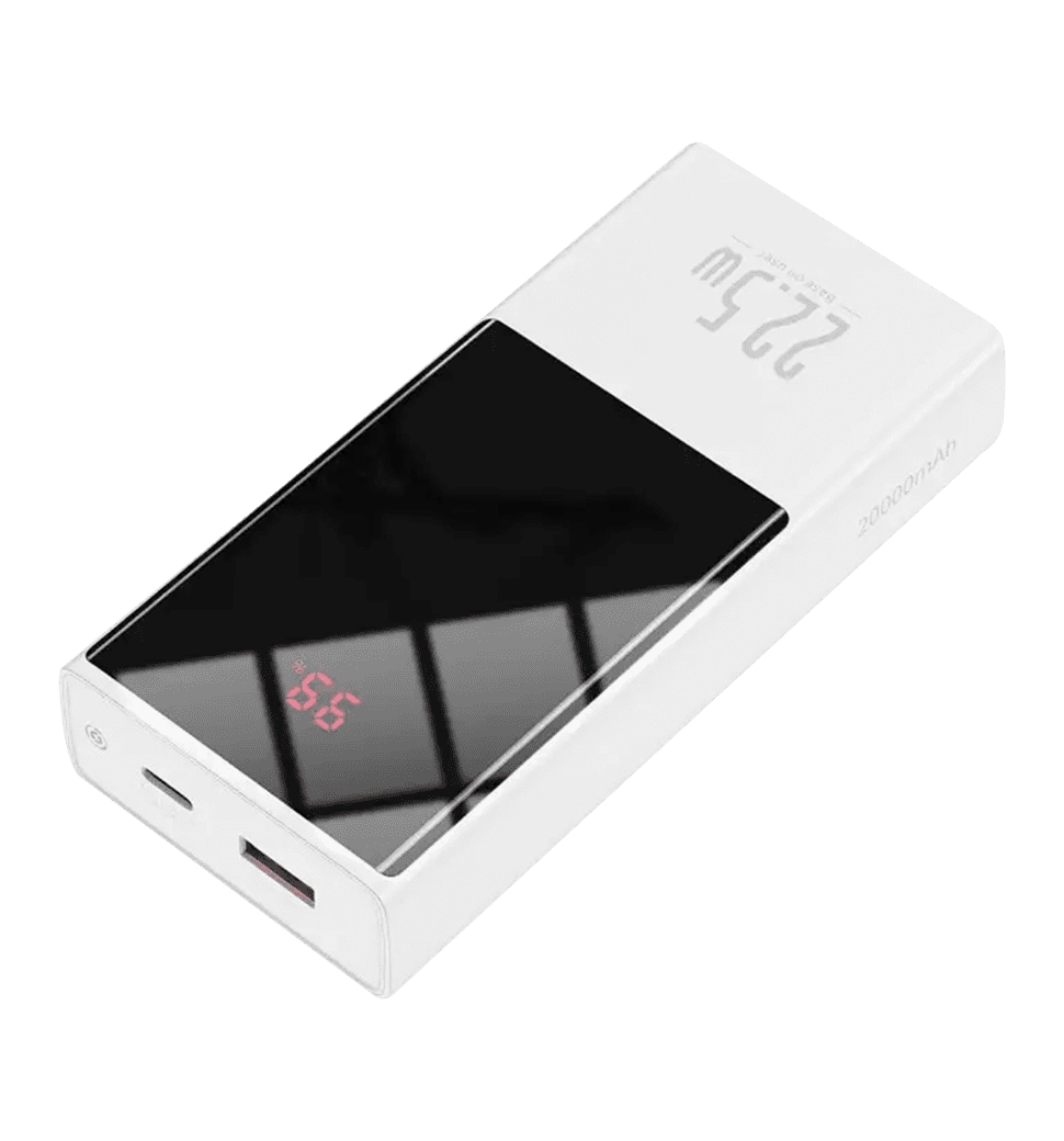 Доп батерея Baseus Super Mini Digital Display 20000mAh 22.5W White (PPMN-B02)