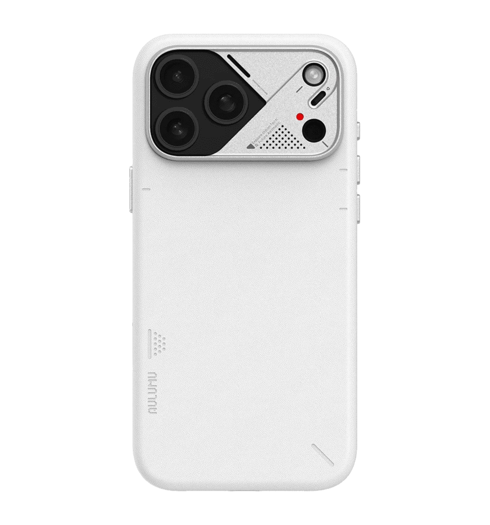 Чохол AULUMU A17 vegan leather case  vegan leather case only for iPhone 17 Pro Max White
