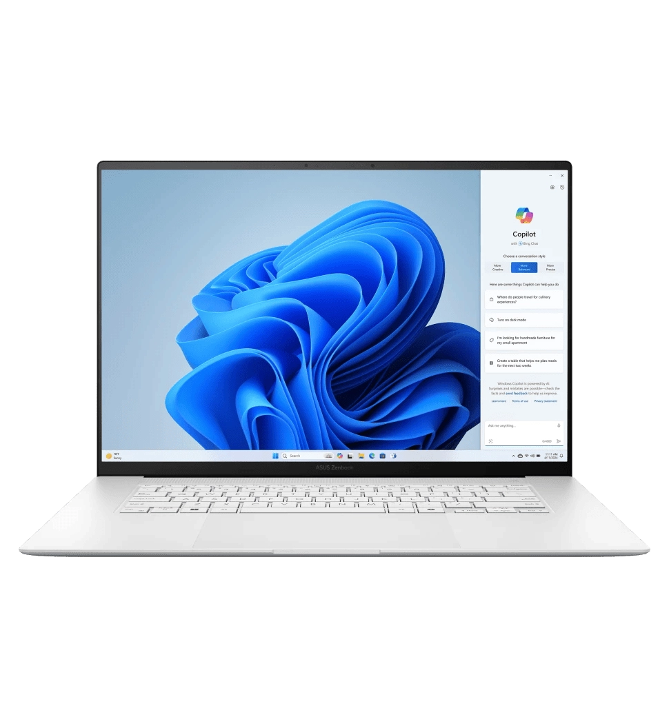 Ноутбук 16" ASUS Zenbook S 16 UM5606KA-RK736W  (90NB1522-M002D0) OLED/AMD R AI 7 350/24GB/F1TB/UMA/Win11/White