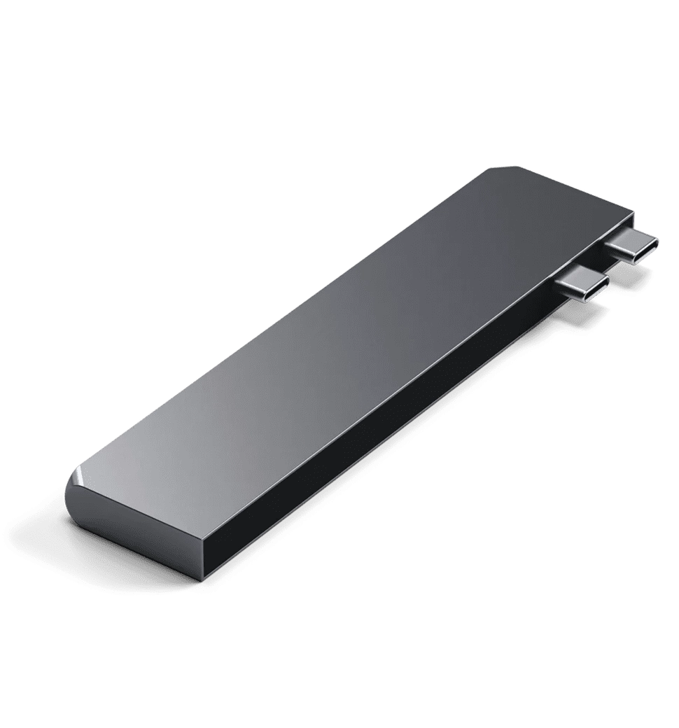 Хаб Satechi Aluminum USB-C Pro Hub Slim Adapter Space Gray (ST-HUCPHSM)
