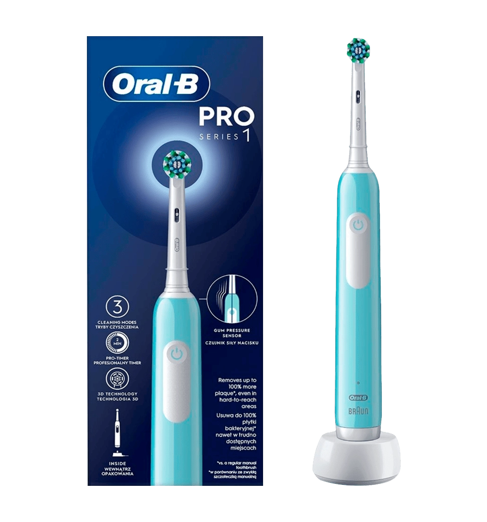 Зубная щетка BRAUN Oral-B PRO1 D305.513.3 Caribbean Blue (уценка)