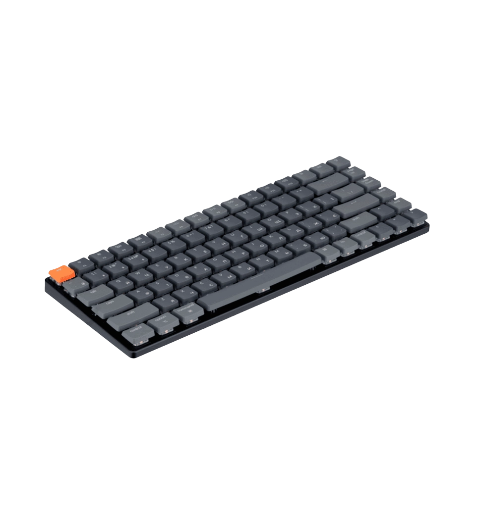 Клавиатура механическая Keychron K3 Max 84Key, Gateron MX 2.0 Red, WL/BT/USB-A, QMK, Hot-swap, EN/UKR,