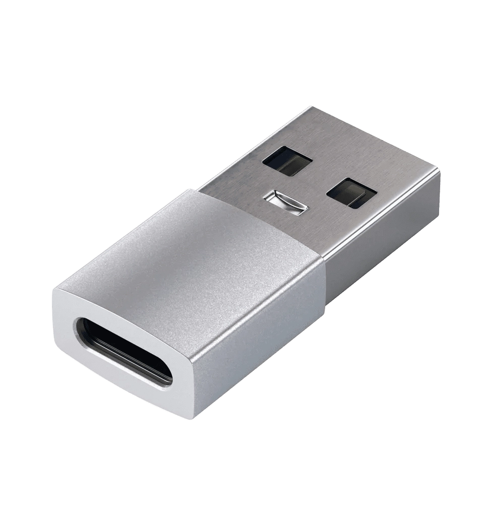 Переходник Satechi Type-A to Type-C Adapter Silver (ST-TAUCS)