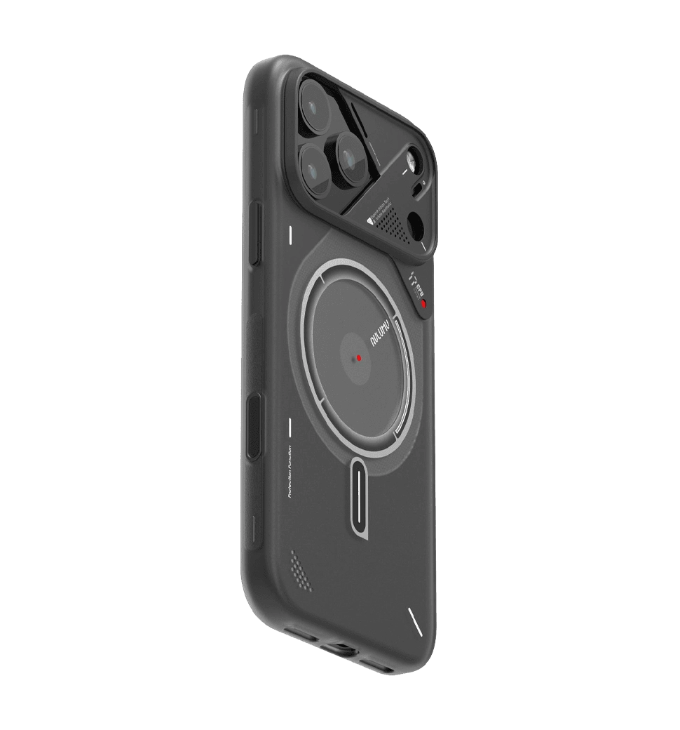 Чехол AULUMU A17 TPU IMD case TPU IMD case only for iPhone 17 Pro Max translucent gray