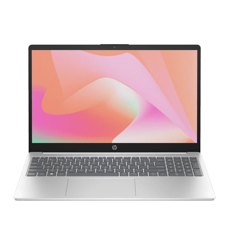 Ноутбук 15.6" HP 15-fd0087ua AG (9H8Q2EA)/Intel N200/8GB/256GB SSD/Intel UHD/DOS/White