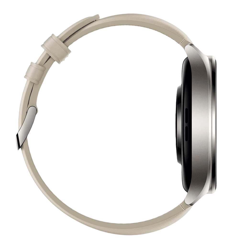 Смарт-часы Xiaomi Watch 2 Titan Gray Case White Leather Strap (BHR9306GL)