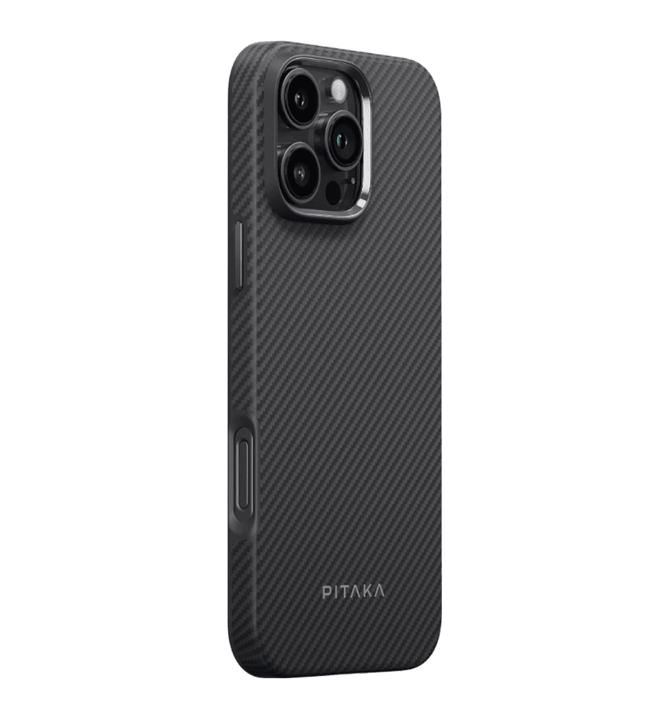 Чохол Pitaka Military-Grade Protective Case Classic Twill 600D Black/Grey for iPhone 16 Pro (KI1601PPA)