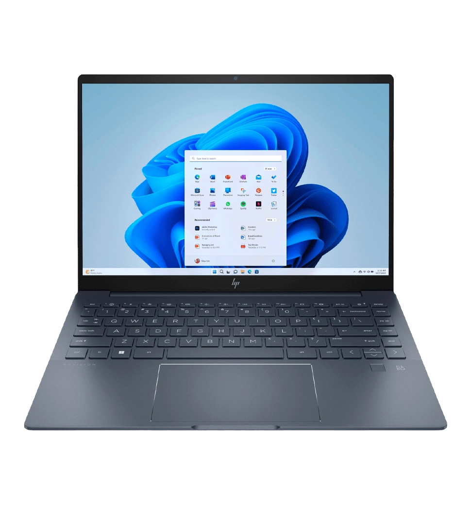 Ноутбук 14" HP Pavilion Plus 14-eh1008ua (826S9EA)/Intel i5-13500H/16GB/1TB SSD/Intel Iris Xe/DOS/Blue