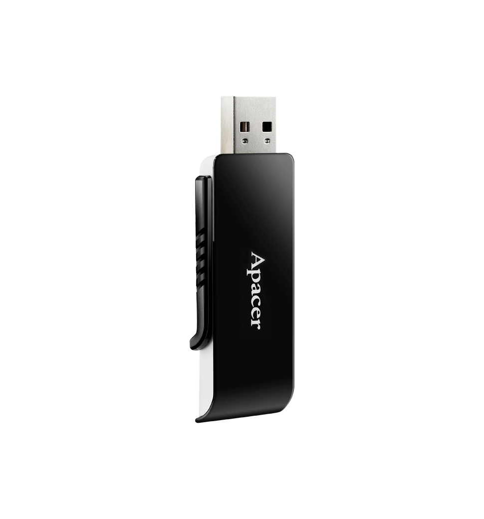 Флешка Apacer 3.2 (AH350) 128GB Black (AP128GAH350B-1)