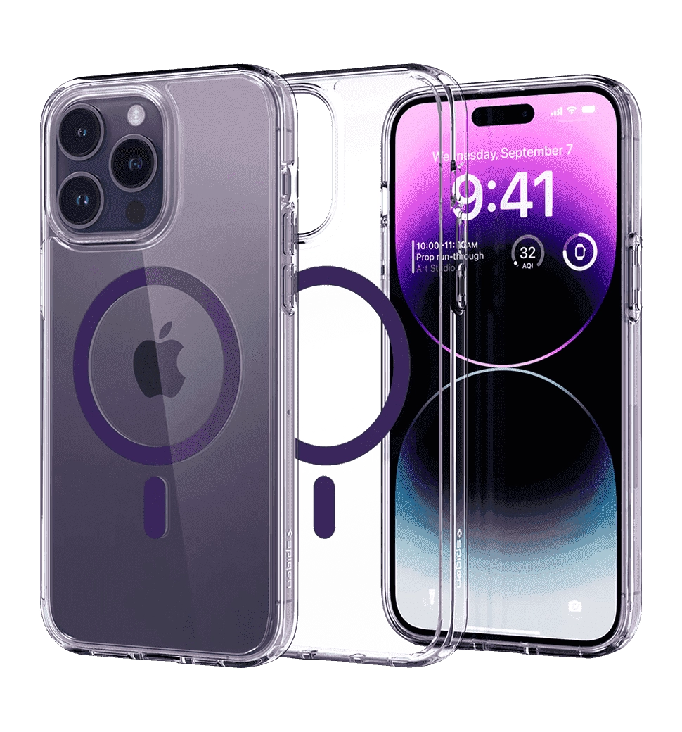Чохол Spigen  iPhone 14 Pro Max Ultra Hybrid MagFit, Deep Purple (ACS05581)
